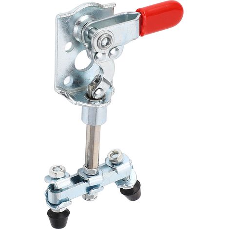Attache à bascule pousser tirer gauche droite double tête en acier inoxydable dégagement rapide capacité serrage 40kg (1/5)