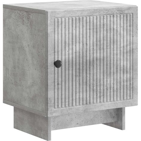 Bedside Cabinet Concrete Grey 43 x 34.5 x 50 cm Engineered Wood vidaXL