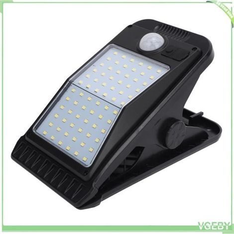 VGEBY pince solaire sur la lampe VGEBY Clip solaire sur la lumière Clip sur la lumière de mouvement sport lanterne Lumière chaude