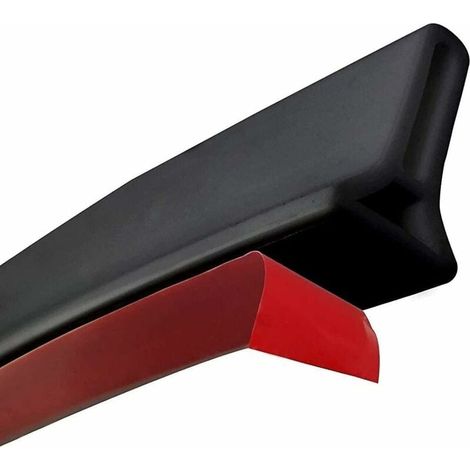 Paroi de douche rabattable noire avec retenue d'eau intégrée, garde l'eau dans le bac, barrière imperméable pliable pour douche, seuil anti-fuite, système de fixation stable. (1/5)