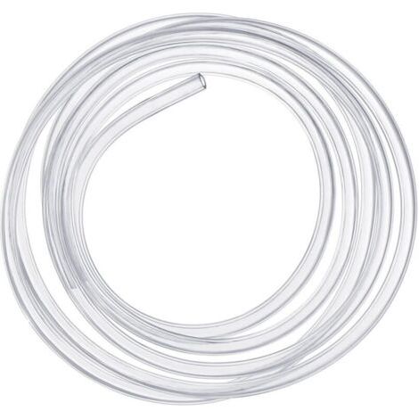 royaluxe -Tuyau en Silicone Transparent 5m pour Aquarium Oxygène Air Eau Diamètre Intérieur 7mm Extérieur 9mm (1/4)