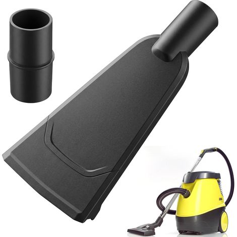 Embout Aspirateur Voiture, Suceur Plat Large avec Raccord 35 mm Buse Aspirateur en ABS pour Aspirateur Eau et Poussière à Sec, pour Sièges Coffre Tapis et Zones Étroites (1/5)