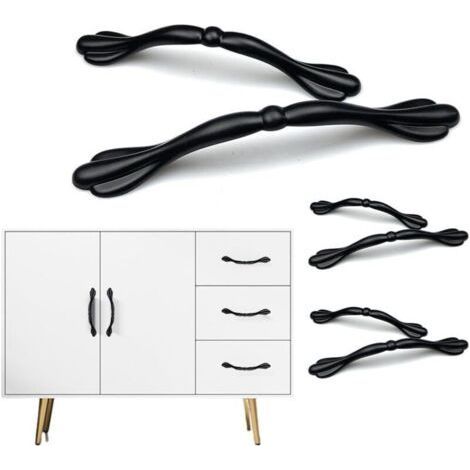 Set of 6 128mm Aluminum Alloy Kitchen Handles for Furniture, Cupboard Doors and Cabinets, with Screws. Elegant and functional design for your kitchen furniture,16.52. (1/4)