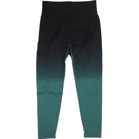 Pantalon de yoga moulant à séchage rapide, couleur pêche dégradée, pour femme, pantalon de sport moulant pour la course, pantalon de fitness taille haute sans coutures qui galbe les hanches (1/5)