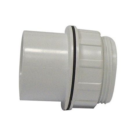 FloPlast ABS Solvent Weld Tank Connector 40mm Grey (1/2)