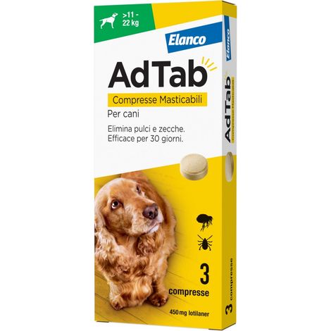 ADTAB COMPRESSE MASTICABILI PER CANI 11 - 22 KG