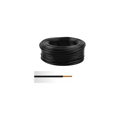 Fil électrique souple ho7v-k 25mm2 noir (prix au m)