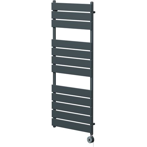 Wholesale Domestic Amaldi Anthracite 1200mm x 500mm Straight Digital Thermostatic Electric Heated Towel Rail (1/5)
