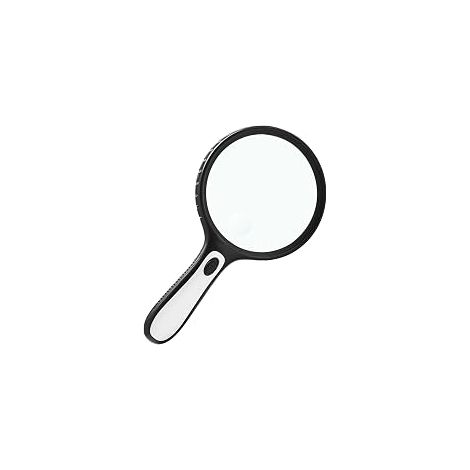 Grande loupe avec lumière, loupe portable claire 10X/20X avec 4 LED haute luminosité, sac de rangement gratuit, chiffon de nettoyage, adaptée aux personnes âgées pour lire, vérifier (1/5)