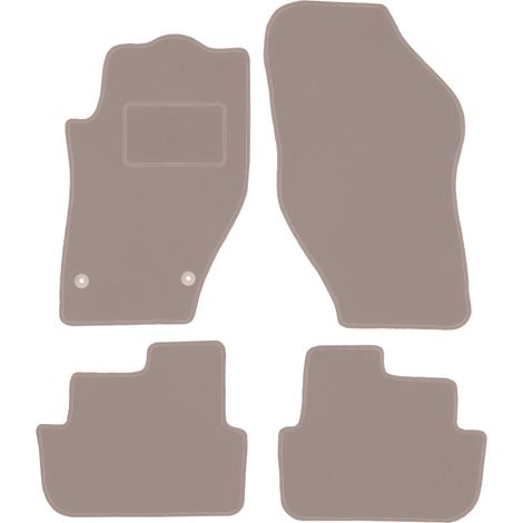 Alfombrillas de terciopelo para Peugeot 308 CC cabrio (2007-2013) beige (1/5)