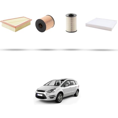 Kit tagliando 4 filtri compatibile con Ford S-Max 2.0 Tdci 120kw dal 2010 (1/5)
