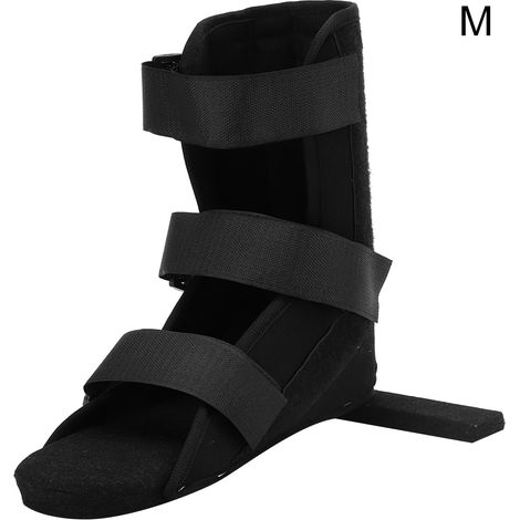 Chaussure de fracture professionnelle pour cheville - Attelle de correction articulaire pour entorse - Noir Taille M (1/5)
