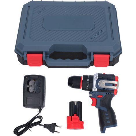 18V Electric Drift Drill Set, Pure Copper Brushless Cordless Drill for Drilling in Ceramic, Metal, and Wood (100-240V) (1/5)