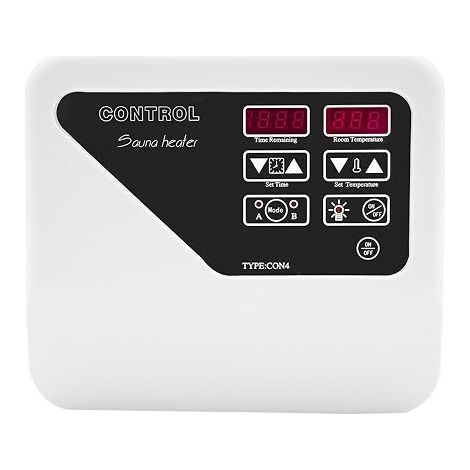 MINRS Contrôleur de sauna 3-9 kW - 380 V-415 V - Contrôleur numérique externe - Affichage numérique - Protection contre les fuites et fonction mémoire - Convient pour saunas privés, spas, centres de (1/5)