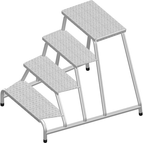 Layher 1075 Maschinentritt 4 Stufen (1/4)