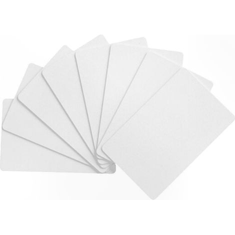 Paquet de 100 cartes à puce sans contact 13,56 MHz pour systèmes de contrôle d'accès porte-clés RFID réinscriptibles S50. (1/5)