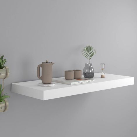 Étagère murale flottante blanc 60x23,5x3,8 cm MDF vidaXL (1/6)