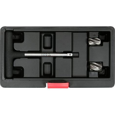 Yato YT-17626, Fresas para alojamientos de sensores ABS, ideal para reparaciones de sistemas de frenos y mantenimiento de vehículos.