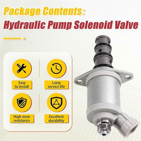 9258047 9239590 9246518 Magnetventil für Hydraulikpumpen von Hitachi – Silber