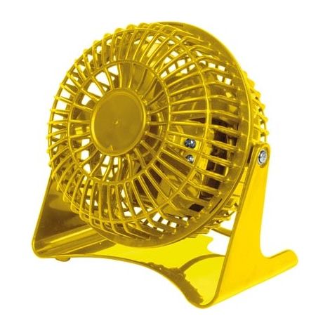 Ventilador de mesa - de 10 cm - Amarillo