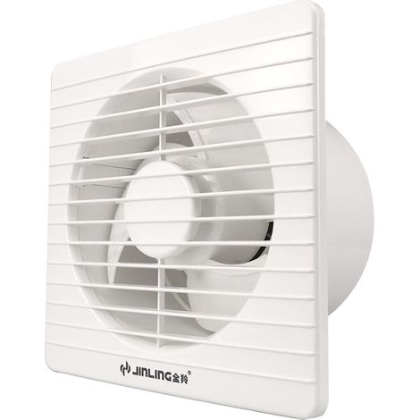Extracteur air verre ultra-mince ventilation cuisine salle bain, ventilateur mural silencieux (1/4)