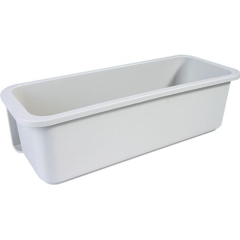 1 Stück Küchenschrank-Korb-Organizer, Kunststoff-Schiebeschublade, unter der Spüle, Möbel-Organizer, Küchen-Schiebeschublade, Badezimmer-Waschbecken (grau) (1/4)