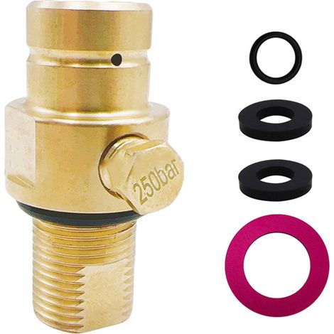 Adaptateur de cartouche de CO2, Installation facile, outil (1/4)