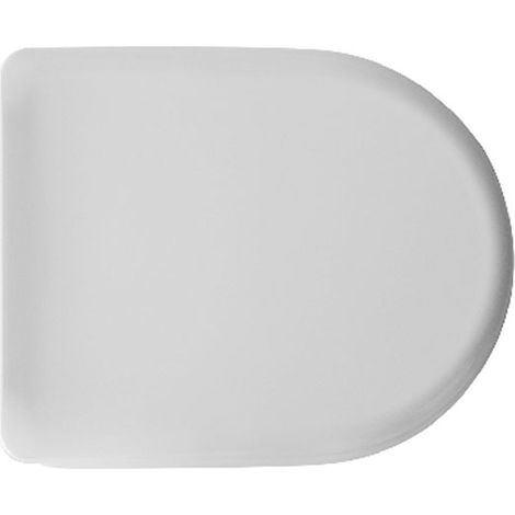 Asiento inodoro universal D061 doble bisagra en termoendurecido blanco