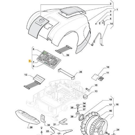 SCHEDA MADRE AC 225S (L30 Brushless) ORIGINALE STIGA - 112600144/1