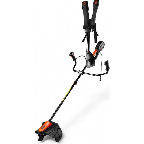 Dnipro-M Desbrozadora Eléctrica 150S 1500W, Arranque Suave, Protección Térmica, Hilo 355mm + Cuchilla 3T, Barra Aluminio Telescópica Ajustable (1/5)