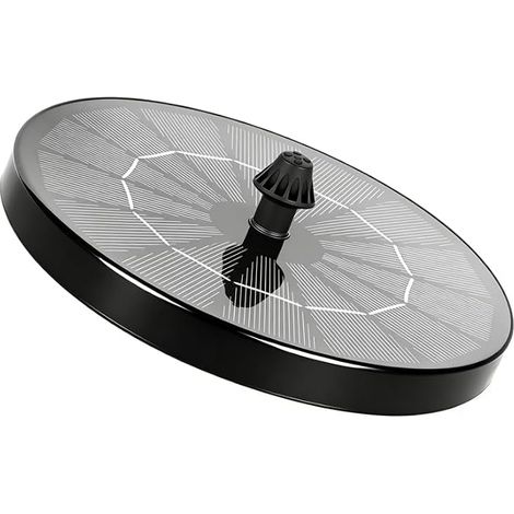 Fontaine solaire d'extérieur avec 4 effets de pulvérisation et 4 barres de support Fontaine solaire pour extérieur, pompe solaire flottante pour jardin, étang, bain d'oiseaux, jeu d'eau (1/2)