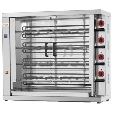 Rôtissoire électrique 24 poulets - 4 broches - 420 EKO-E - FECA (1/3)