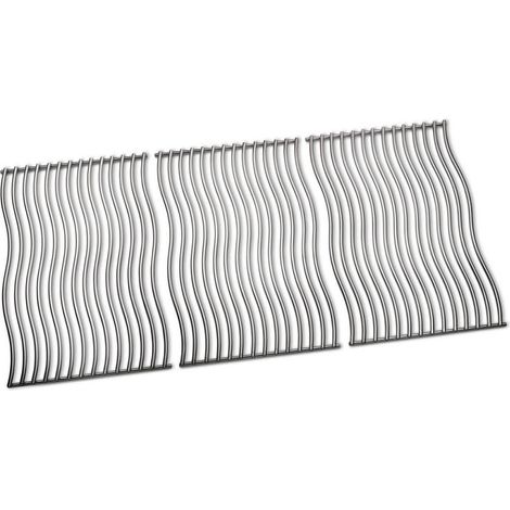 Set 3 grilles Wave inox pour barbecue Napoleon Rogue 625