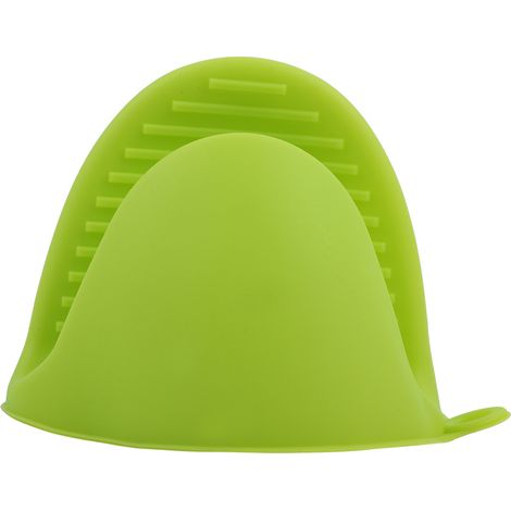 Gant de cuisine vert anti-dérapant et résistant à la chaleur, 1 pièce, outil de cuisson pour micro-ondes et four (1/5)