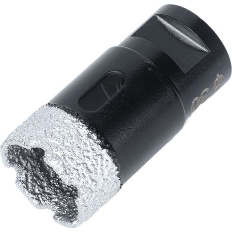 30-mm-Diamantkernbohrer mit Lötverbindung für Marmor, Keramik und Fliesen, Lochsäge mit M14-Innengewinde, Lochöffnung (1/5)
