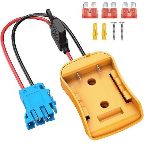 Adaptateur Power Wheels 2026, compatible avec les batteries 20 mAh, avec connecteur de faisceau de câbles, compatible avec les câbles de calibre 12 AWG, 40 (1/5)
