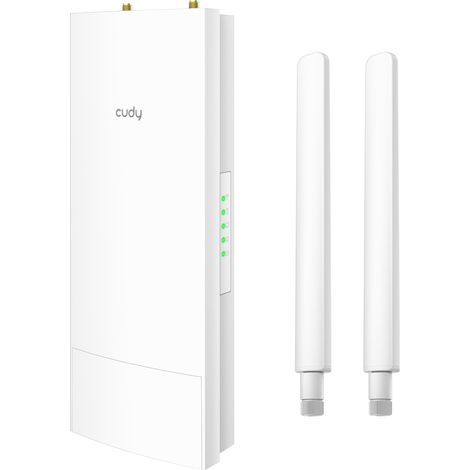 Cudy RE1200 Outdoor Netzwerk-Repeater Weiß 10, 100 Mbit/s