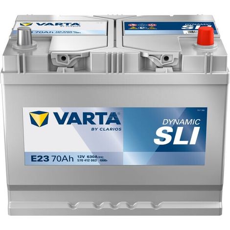 Bater铆a 12V 70Ah 630A E23 VARTA Dynamic SLI VARTA 570412063
