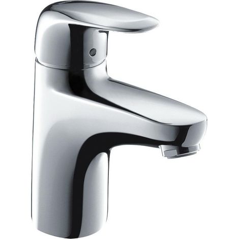 Hansgrohe – Mitigeur lavabo sans tirette ni vidage – Finition chromée – Cartouche céramique – Débit 5 l/min – Économie d'eau EcoSmart 60%