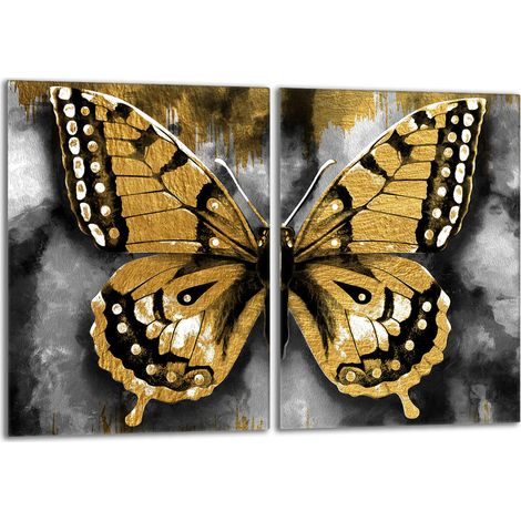 Glasschutzplatte für den Herd 2x40x52 Butterfly (1/5)