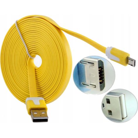 Cavo piatto di ricarica Micro USB per Samsung LG Huawei Xiaomi, 1 m (1/5)