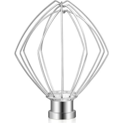 Pair - Mélangeur sur Socle incliné pour Fouet en Fil d'acier Inoxydable pour KitchenAid K45WW WP9704329 KSM150 KSM160 K45 KSM90 Accessoire Robot culinaire-JUSCH (1/4)