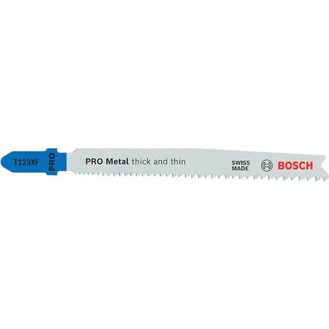 2x Lame de scie sauteuse PRO Metal thick and thin T123XF (1/5)