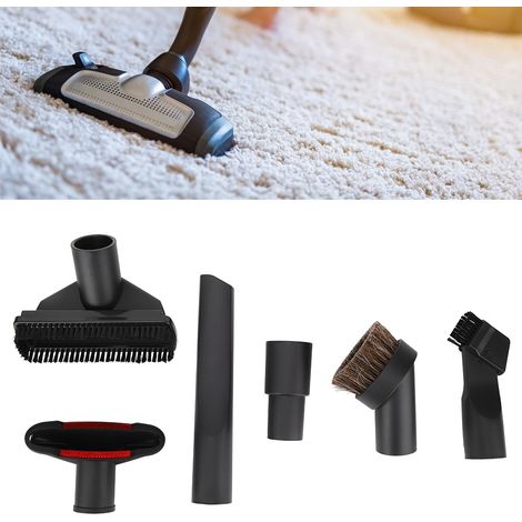 6-teiliges Set Staubsaugerzubehör: Saugkopf-Bürstenadapter-Ersatzsets (1/5)