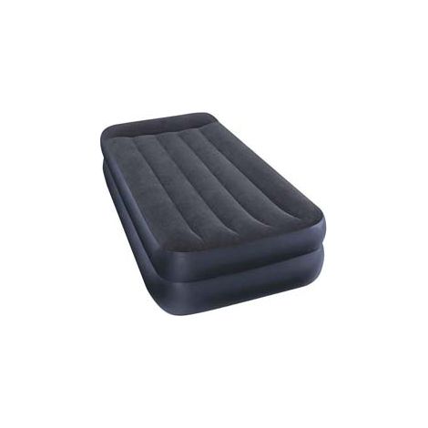MATERASSO GONFIABILE PILLOW REST TWIN SINGOLO CON POMPA INCORPORATA  cm.191x99x42h.   peso kg.5,10 (64122)    INTEX