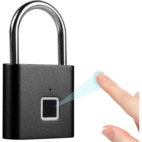 Lucchetto a impronta digitale, per armadietti, lucchetto a impronta digitale, elettronica, lucchetto intelligente, impermeabile, piccolo lucchetto intelligente per armadietti (1/5)