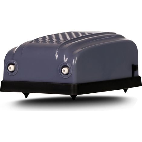 Doppio aeratore per acquario, silenzioso ed efficiente, per vasche da 50 a 120 litri. (1/4)