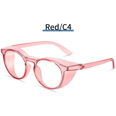 Verres , PC transparent anti-rayures, anti-buée-Cadre en poudre transparente (1/4)