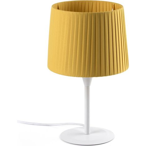 SAMBA Lámpara sobremesa blanca/encintada amarilla 64310-39 (1/4)