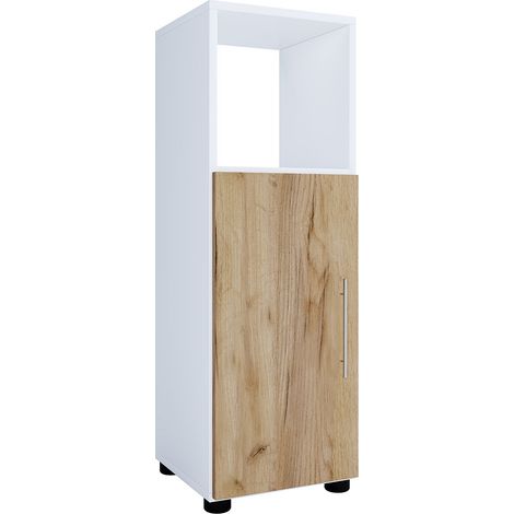 Meubles de salle de bain Armoire à disques armoire de salle de bain Flandu 93x31x30 - VCM (1/3)
